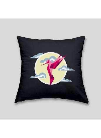 Coussin colibri